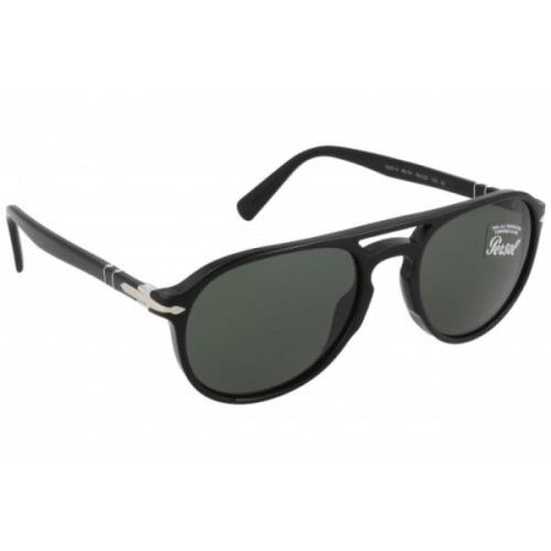 Persol Ikoniska solglasögon med 2 års garanti Black, Unisex