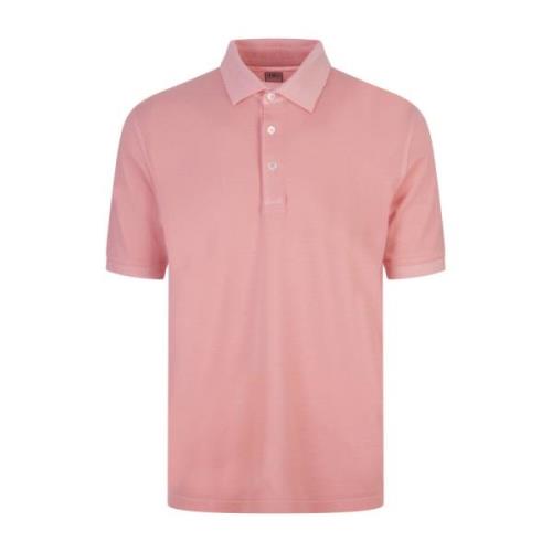 Fedeli Polo Shirts Pink, Herr