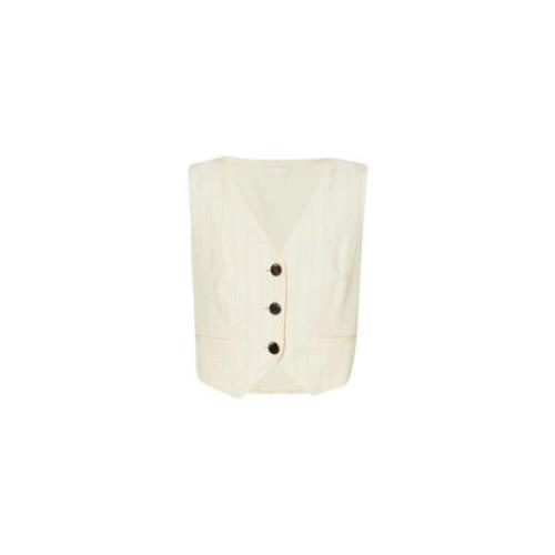 Liu Jo Vests Beige, Dam