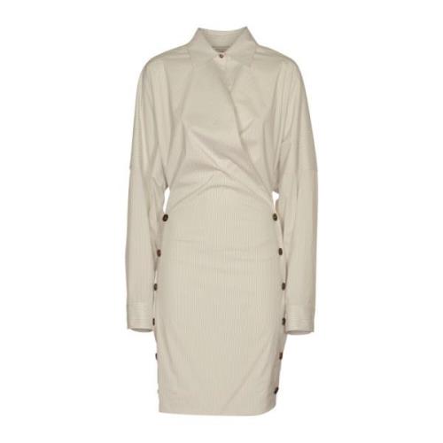 Philosophy di Lorenzo Serafini Shirt Dresses Beige, Dam