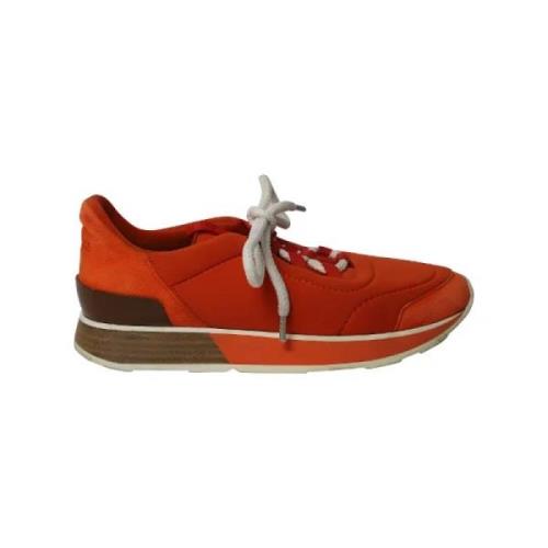 Hermès Vintage Pre-owned Mocka sneakers Orange, Dam