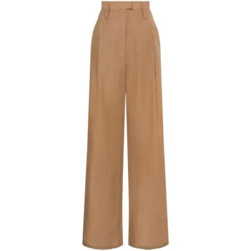 Philosophy di Lorenzo Serafini Wide Trousers Beige, Dam