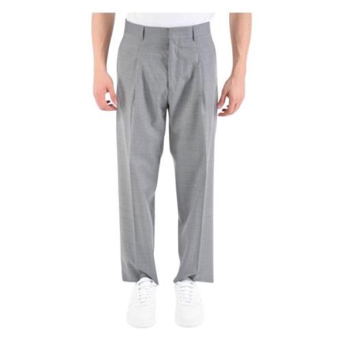 Costumein Straight Trousers Gray, Herr