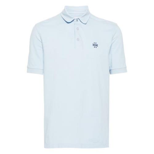 Jacob Cohën Polo Shirts Blue, Herr