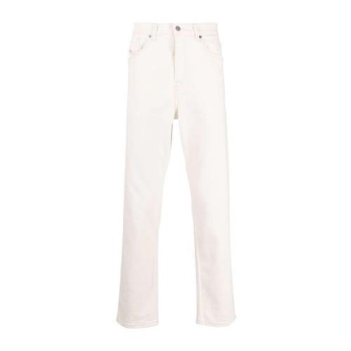 Diesel Vit Denim Jeans White, Herr