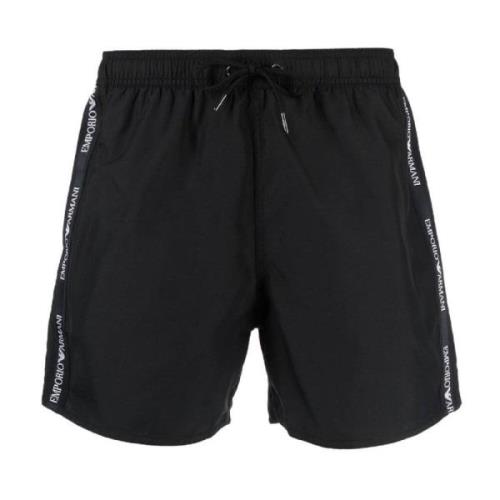 Emporio Armani Beachwear Black, Herr