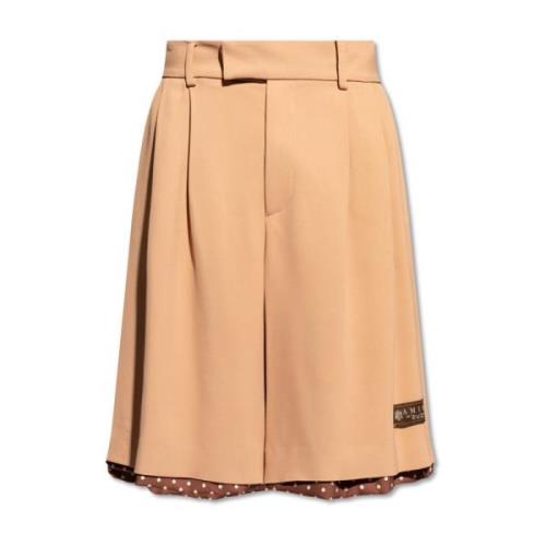 Amiri Shorts med dekorativa kantband Beige, Herr