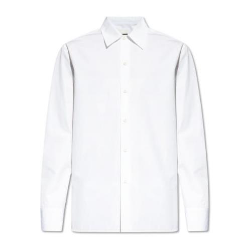 Jil Sander Bomullsskjorta White, Herr