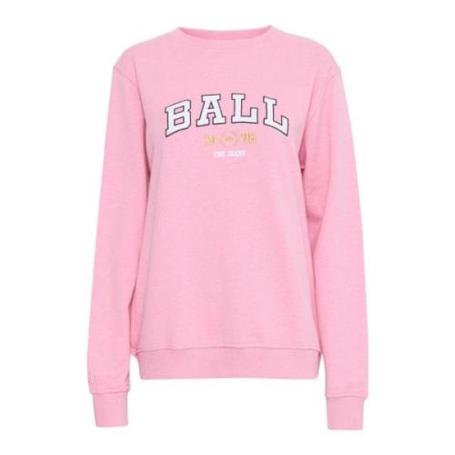 Ball Rosa Melange Sweatshirt Pink, Dam