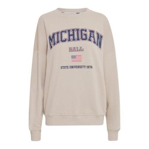 Ball Sweatshirts Beige, Dam