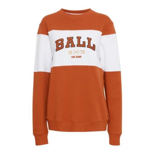 Ball J. Montana Sweatshirt Rooibos Te Brown, Dam