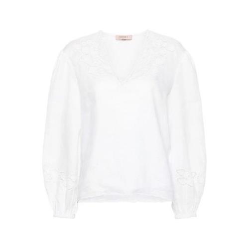 Twinset Blouses White, Dam