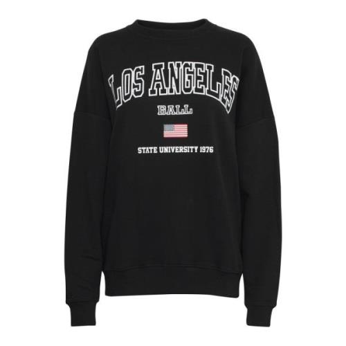 Ball Sweatshirts Black, Dam