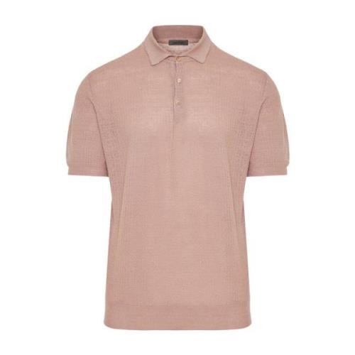 Corneliani Polo Shirts Pink, Herr