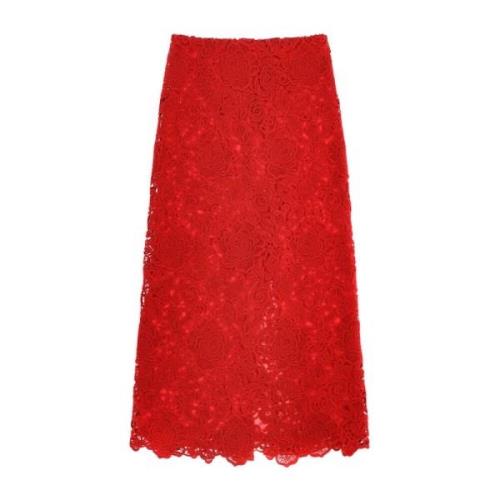 Valentino Garavani Skirts Red, Dam