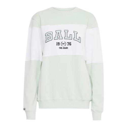 Ball Mint Sweatshirt med Broderad Logotyp Green, Dam