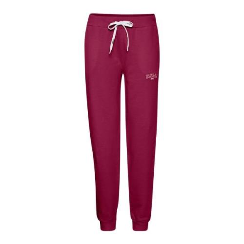 Ball Avslappnad silhuett sweatpants i Magenta Red, Dam