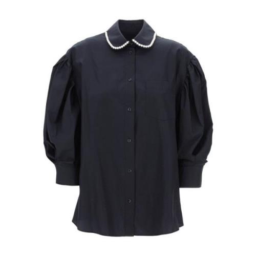 Simone Rocha Blouses Shirts Black, Dam