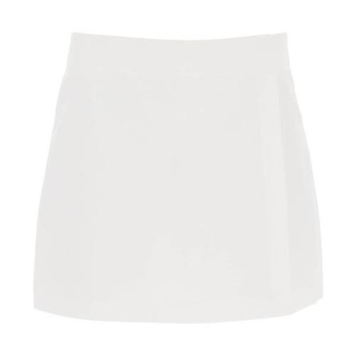 Chloé Veckad Mini Kjol White, Dam