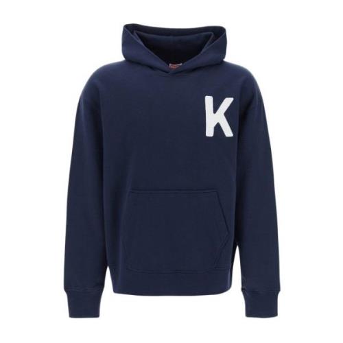 Kenzo Hoodies Blue, Herr