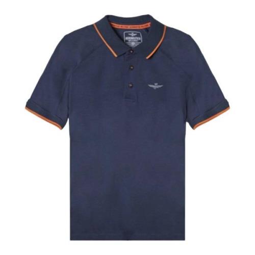 Aeronautica Militare Polo Shirts Blue, Herr