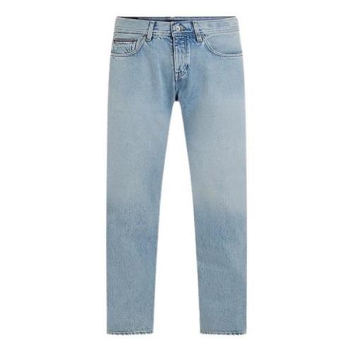 Tommy Hilfiger Klassiska Straight Leg Jeans Blue, Herr