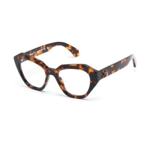 Off White Brun Optisk Ram Stilfullt Must-Have Brown, Unisex