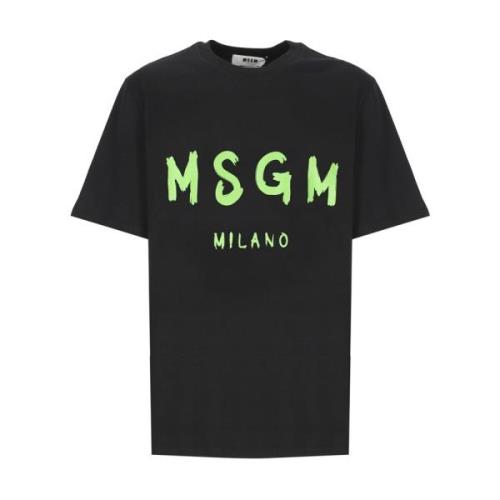 Msgm T-Shirts Black, Herr