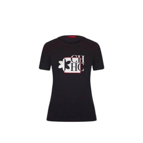 Carolina Herrera T-Shirts Black, Dam