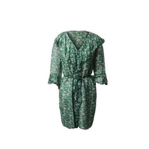 Carolina Herrera Pre-owned Pre-owned Silke klnningar Green, Dam