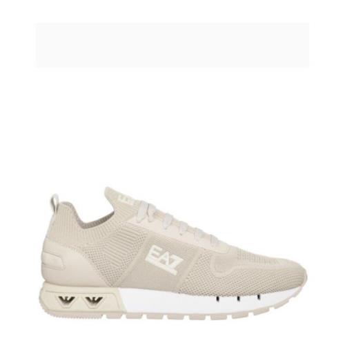 Emporio Armani EA7 Sneakers Beige, Herr