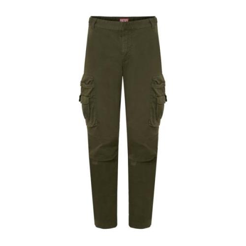 Diesel Slim-fit Trousers Green, Herr