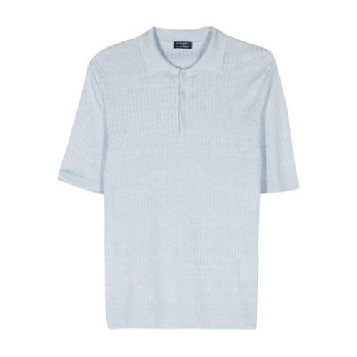 Barba Polo Shirts Blue, Herr