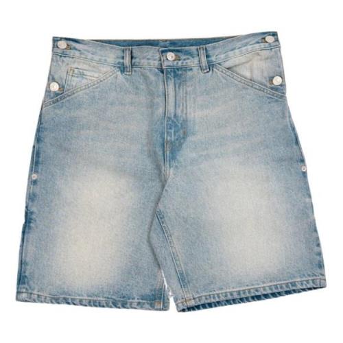 Courrèges Denim Shorts Blue, Herr