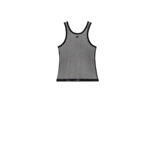 Courrèges Sleeveless Tops Black, Herr