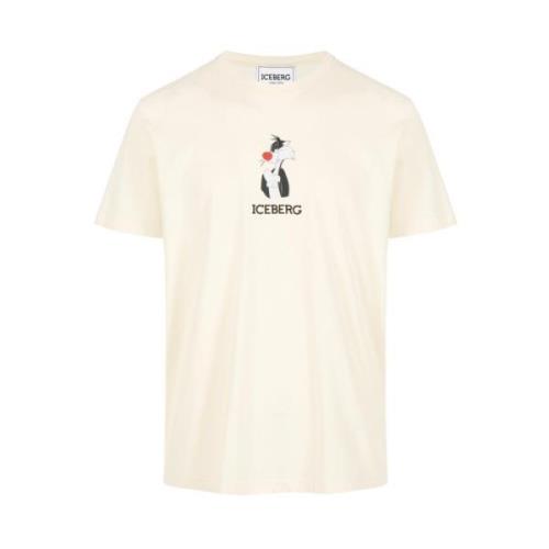 Iceberg Beige Regular Fit T-Shirt Beige, Herr