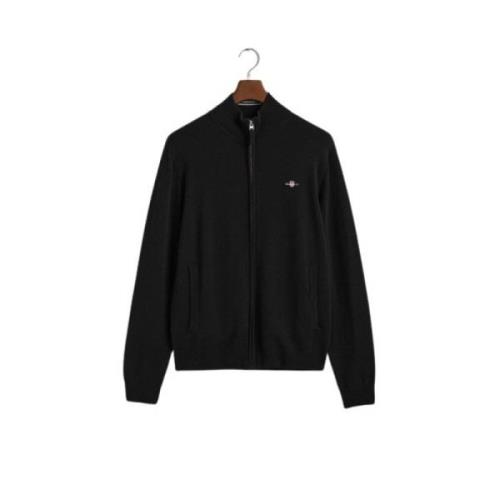 Gant Cardigans Black, Herr