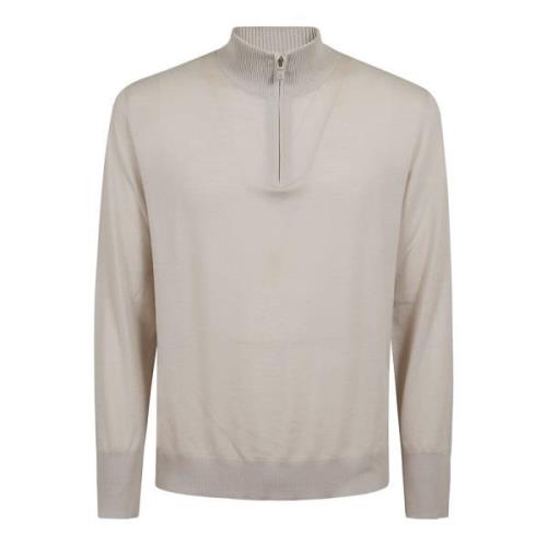 Eleventy Knitwear Beige, Herr