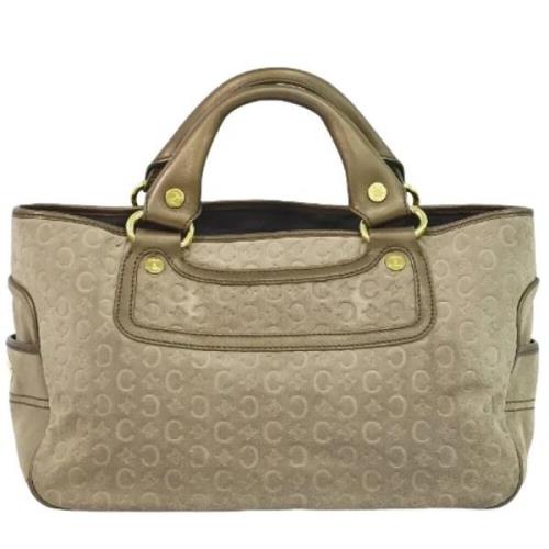 Celine Vintage Pre-owned Mocka totevskor Beige, Dam