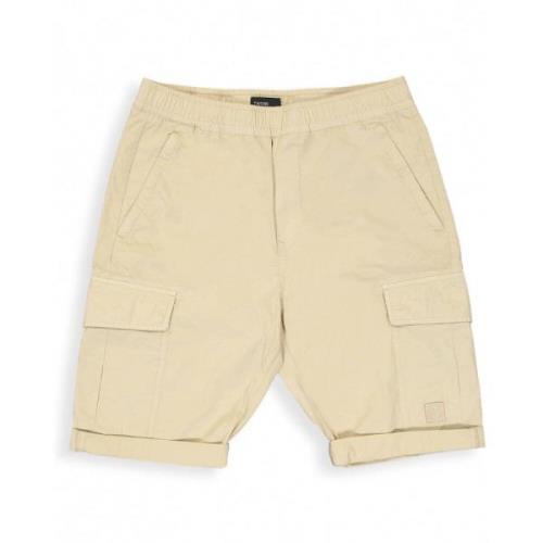 Butcher of Blue Tristan Slim Cargo Shorts Beige, Herr