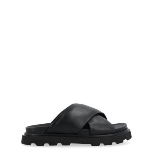 UGG Crossband Svarta Sandaler Black, Dam