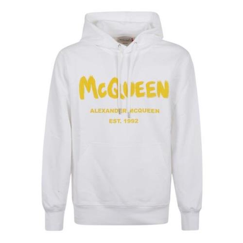 Alexander McQueen Sweatshirts White, Herr