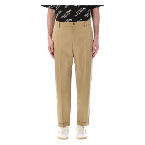 Kenzo Trousers Beige, Herr