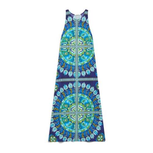 Maliparmi Maxi Dresses Blue, Dam