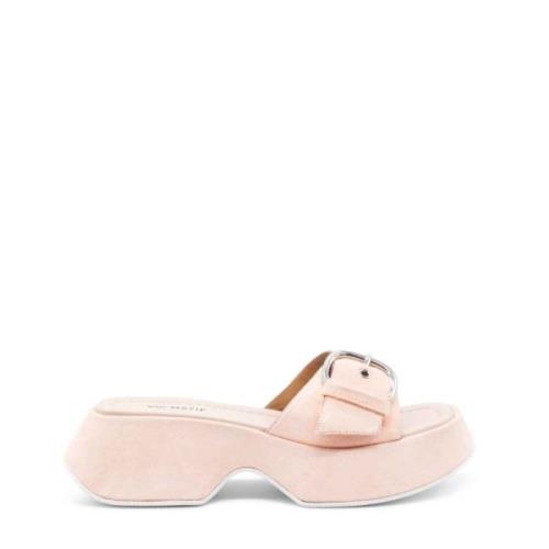 Vic Matié Persika Läder Mini Yoko Slipper Pink, Dam