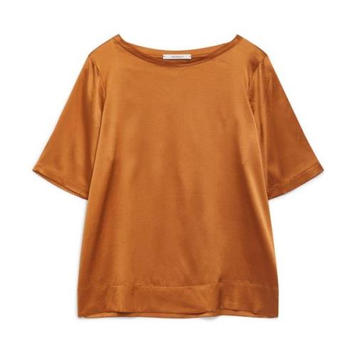 Maliparmi Sleeveless Tops Orange, Dam