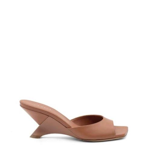 Vic Matié Heeled Mules Brown, Dam