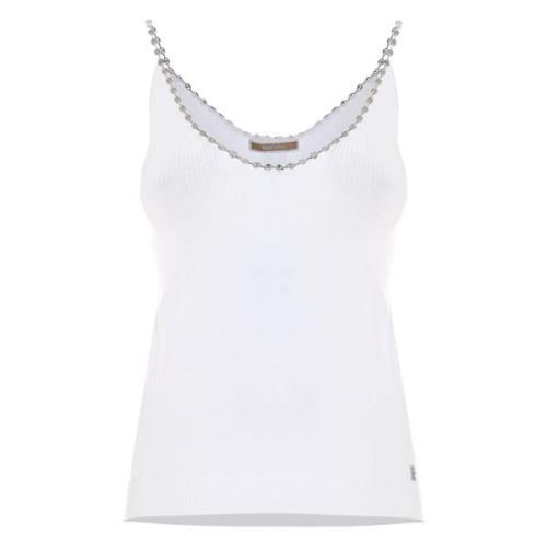 Kocca Sleeveless Tops White, Dam