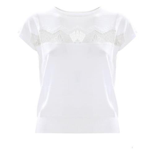 Kocca Round-neck Knitwear White, Dam