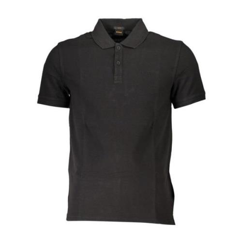 Hugo Boss Polo Shirts Black, Herr